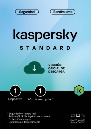 Kaspersky Standard 1dev 1año ESD esp